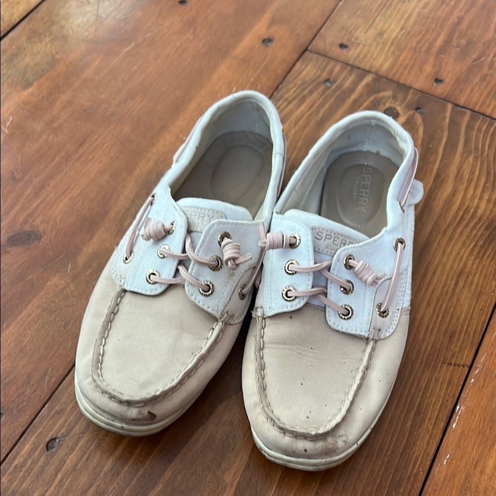 Sperry Tan Moccasins Classic Slip-On Style